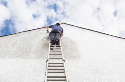 Peinture extérieure au Grand-Serre — façades et ravalement